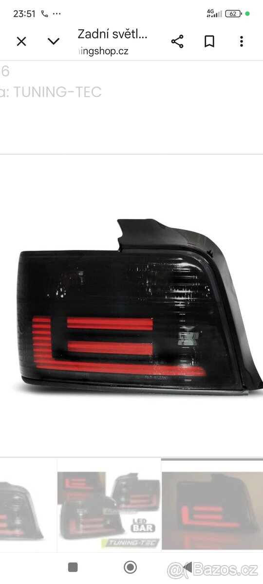 Zadní led světla na Bmw E36 - 2
