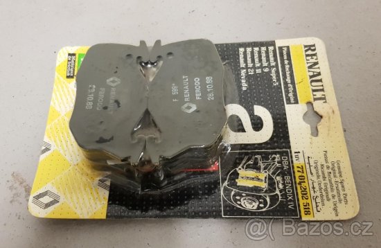 Brzdové destičky originál Renault - 2