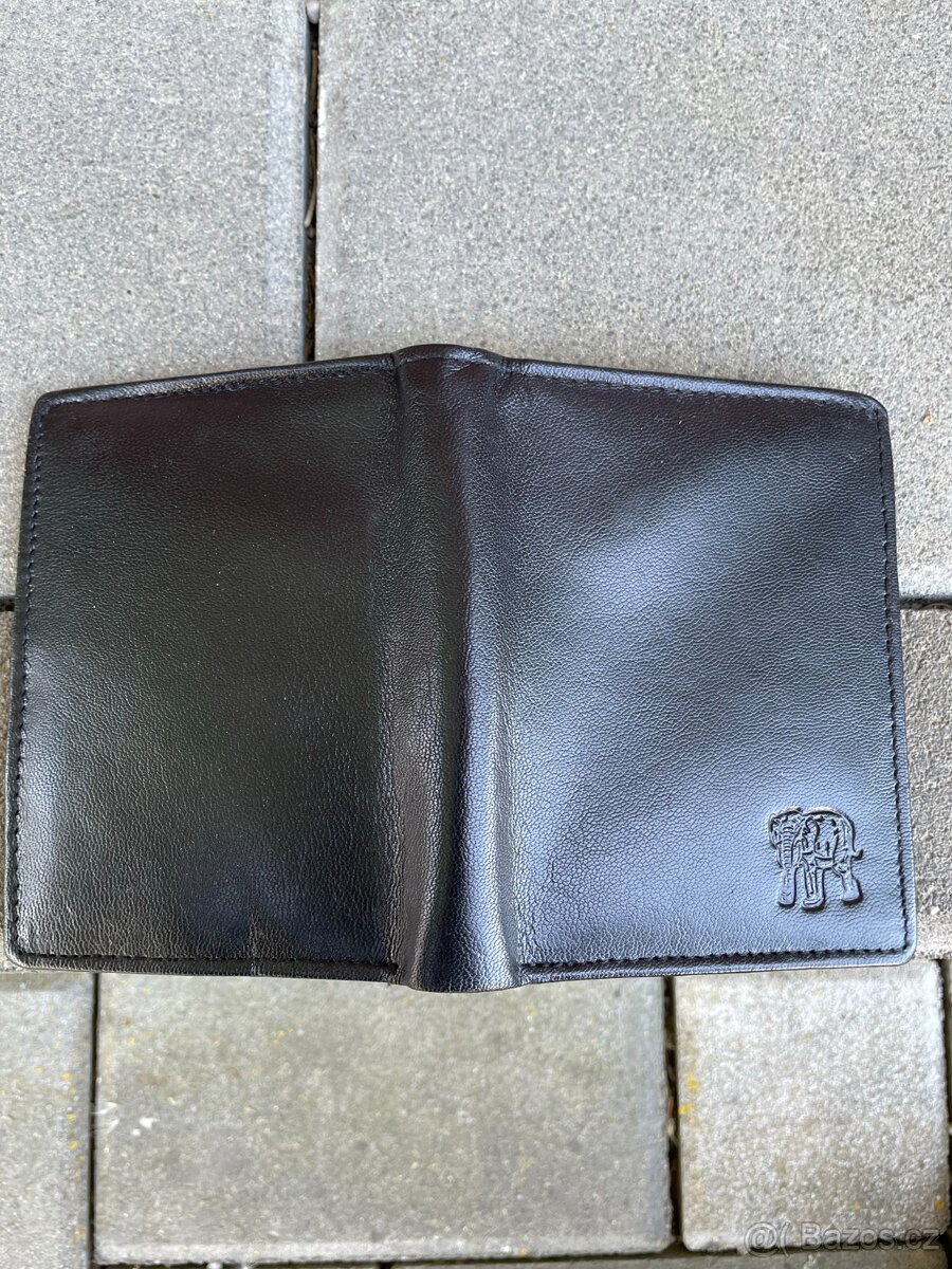 Kožená černá peněženka - 2