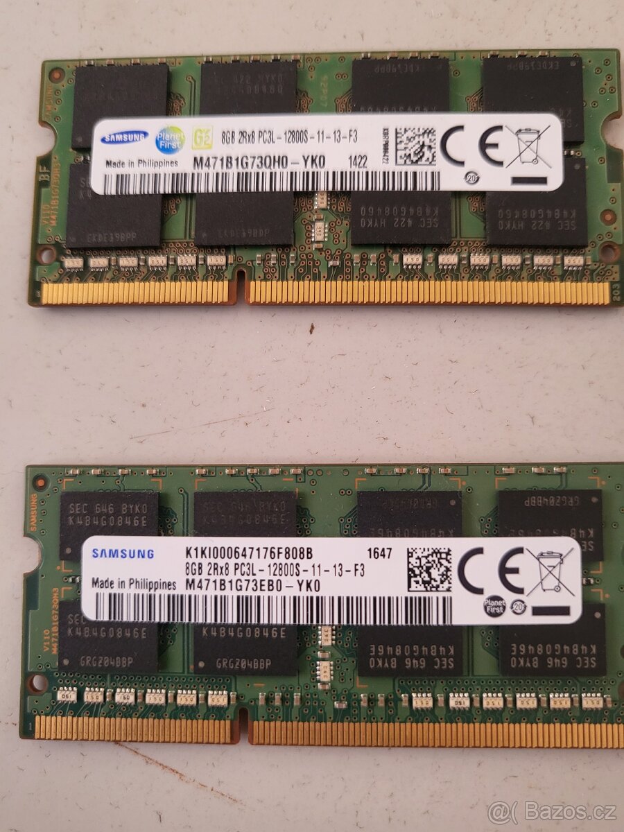 DDR3 8 gb RAM notebook - 2