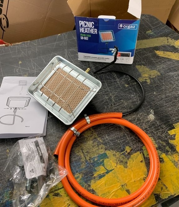 Keramický Plynové topidlo Plynový ohřívač 1,3 kW - 2