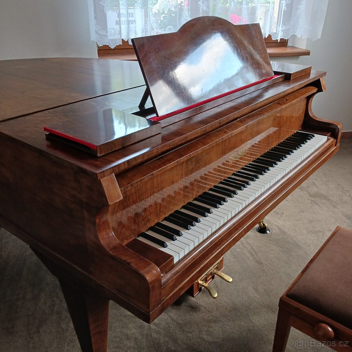 Klavír - křídlo - piano + židlička - 2