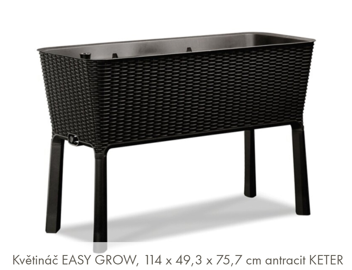 Květináč KETER Easy Grow 120l antracit - 2