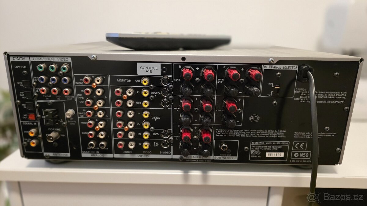 Dobrý den, prodám Av reciever značky Sony STR-DB795 QS - 2