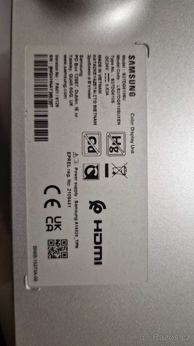 monitor 27 Samsung Odyssey OLED G6 G61SD - 2