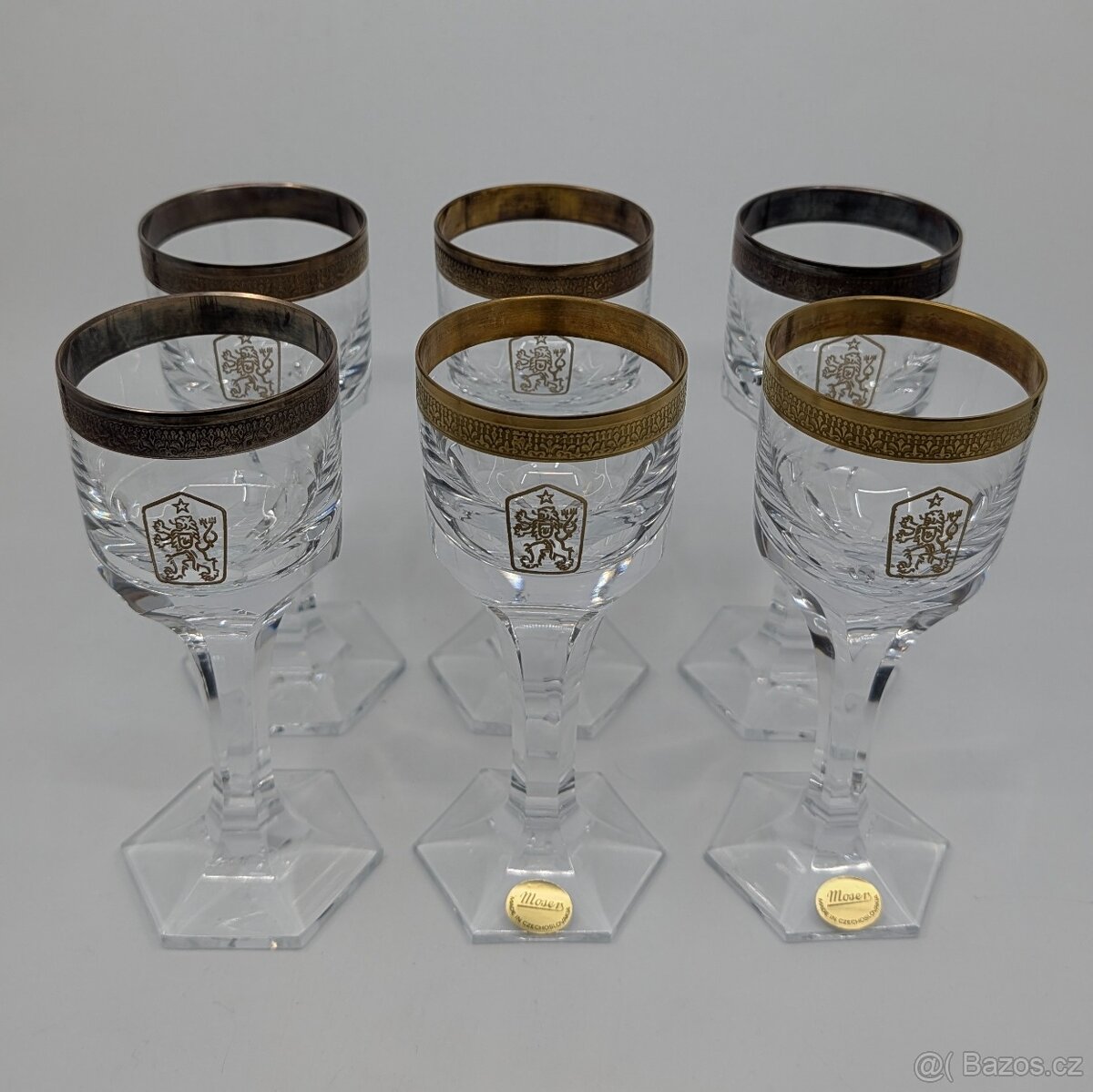 Skleničky Moser se státním znakem - 2