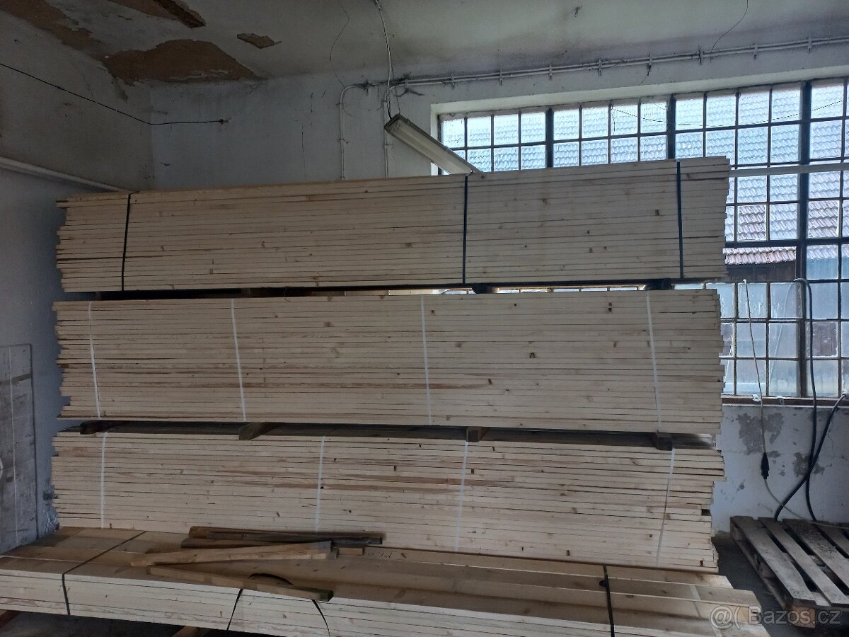 Smrkové řezivo- sámované - 2