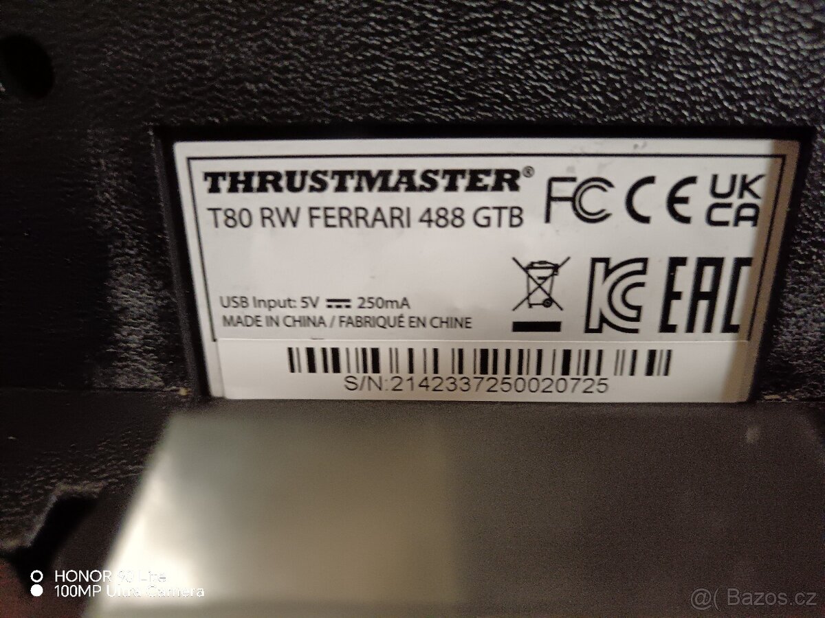 Herní volant thrustmaster T80 Ferrari 488GTB - 2