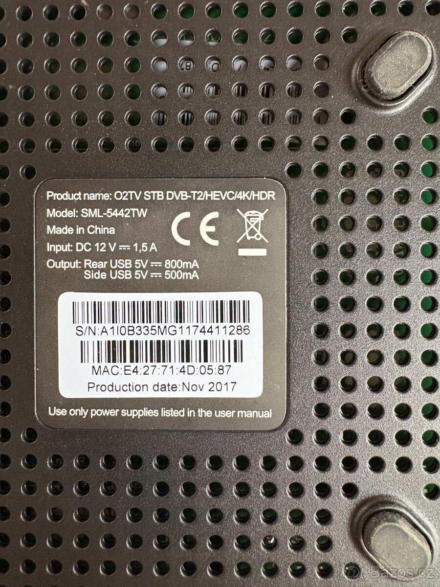 Prodám O2 Set top box - 2