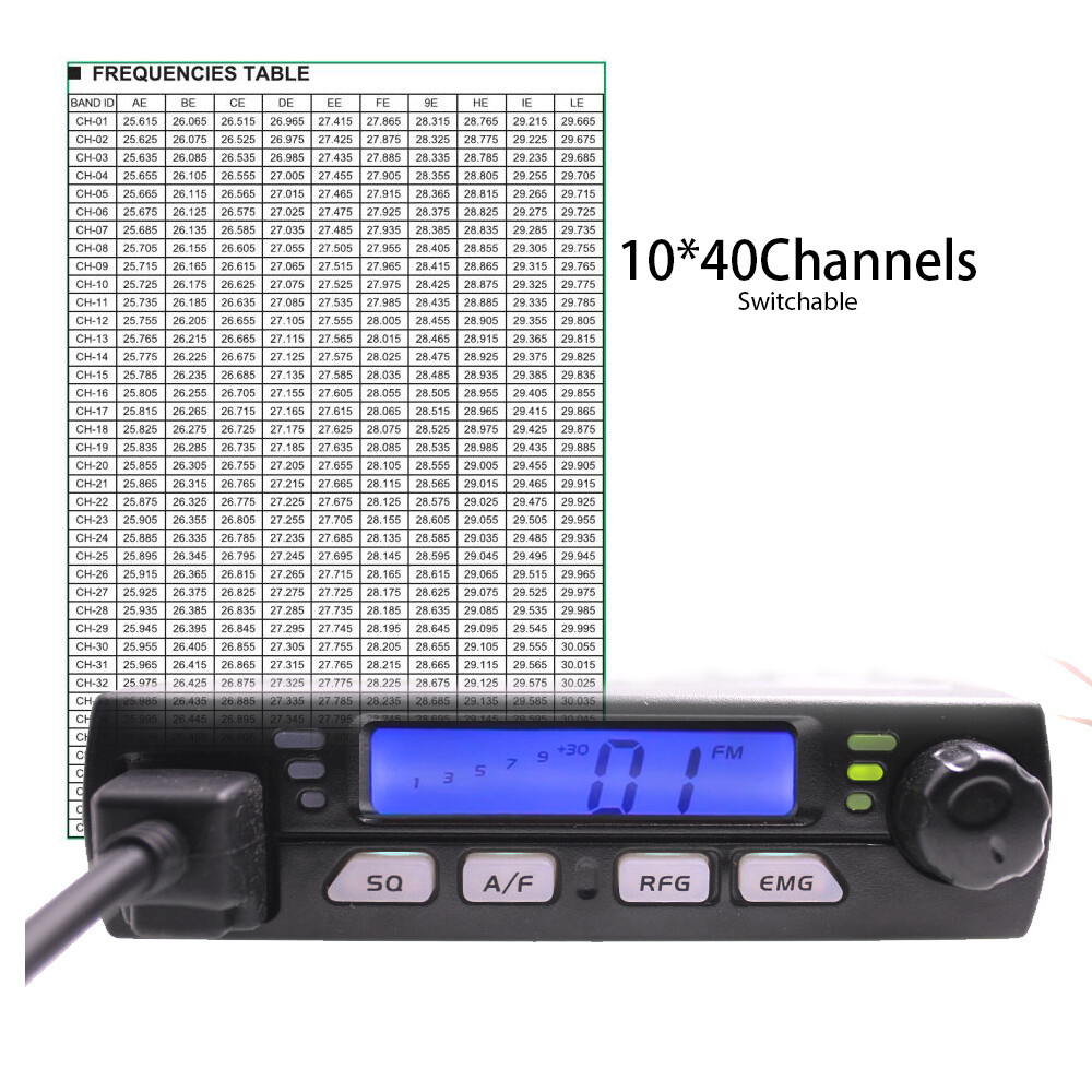 CB radiostanice Anysecu CB-40, AC-001, ALBRECHT AE-6110 - 2