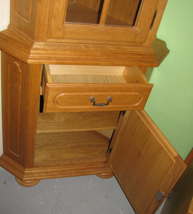 Rustikální rohová komoda - 2