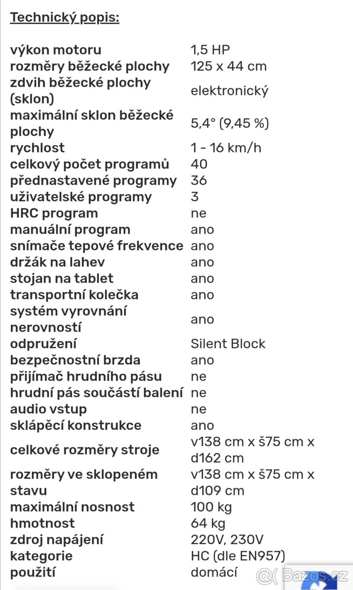 Robustní běžecký pás AKAMAR InSPORTline - 2