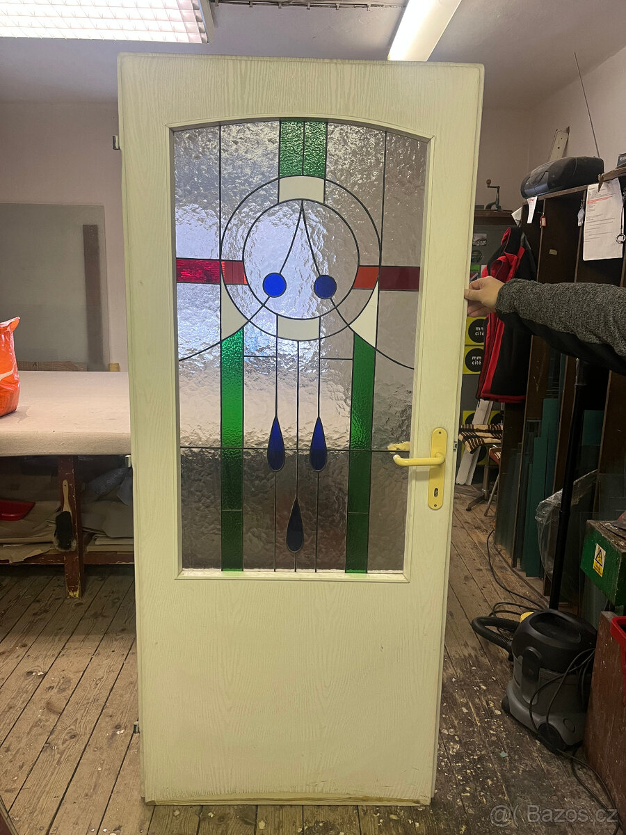 Dveře s vitráží - 2