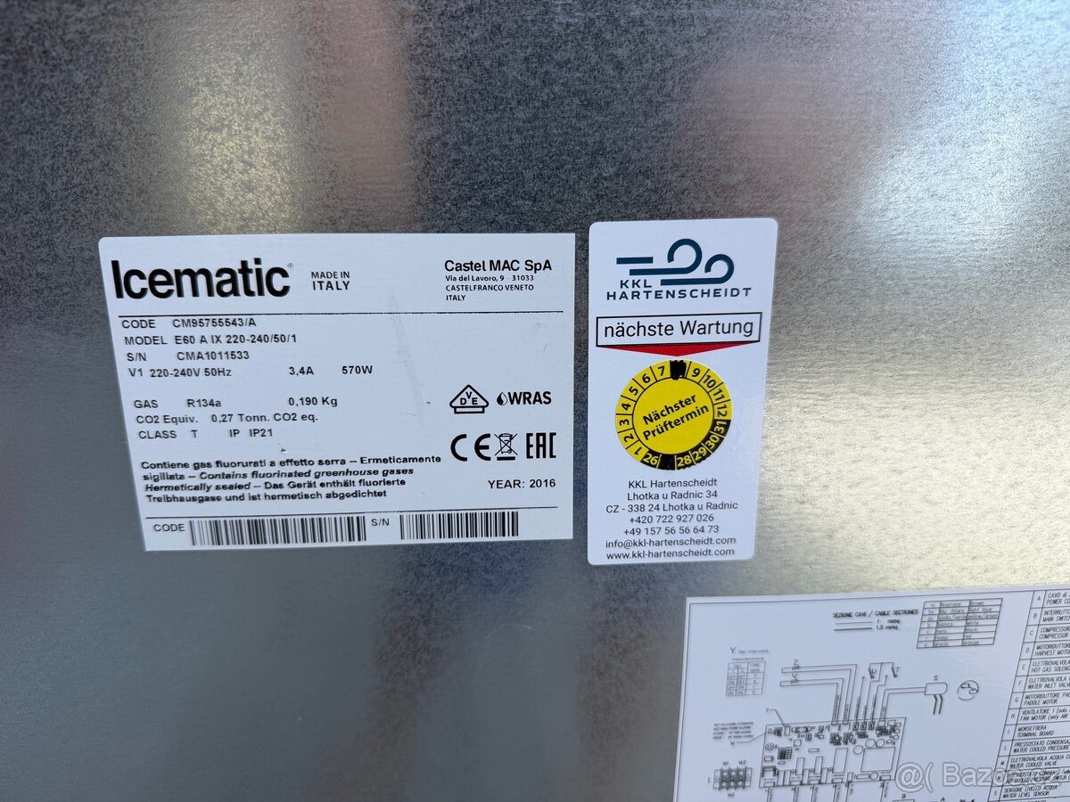 Výrobník ledu Icematic nový Servis - 2