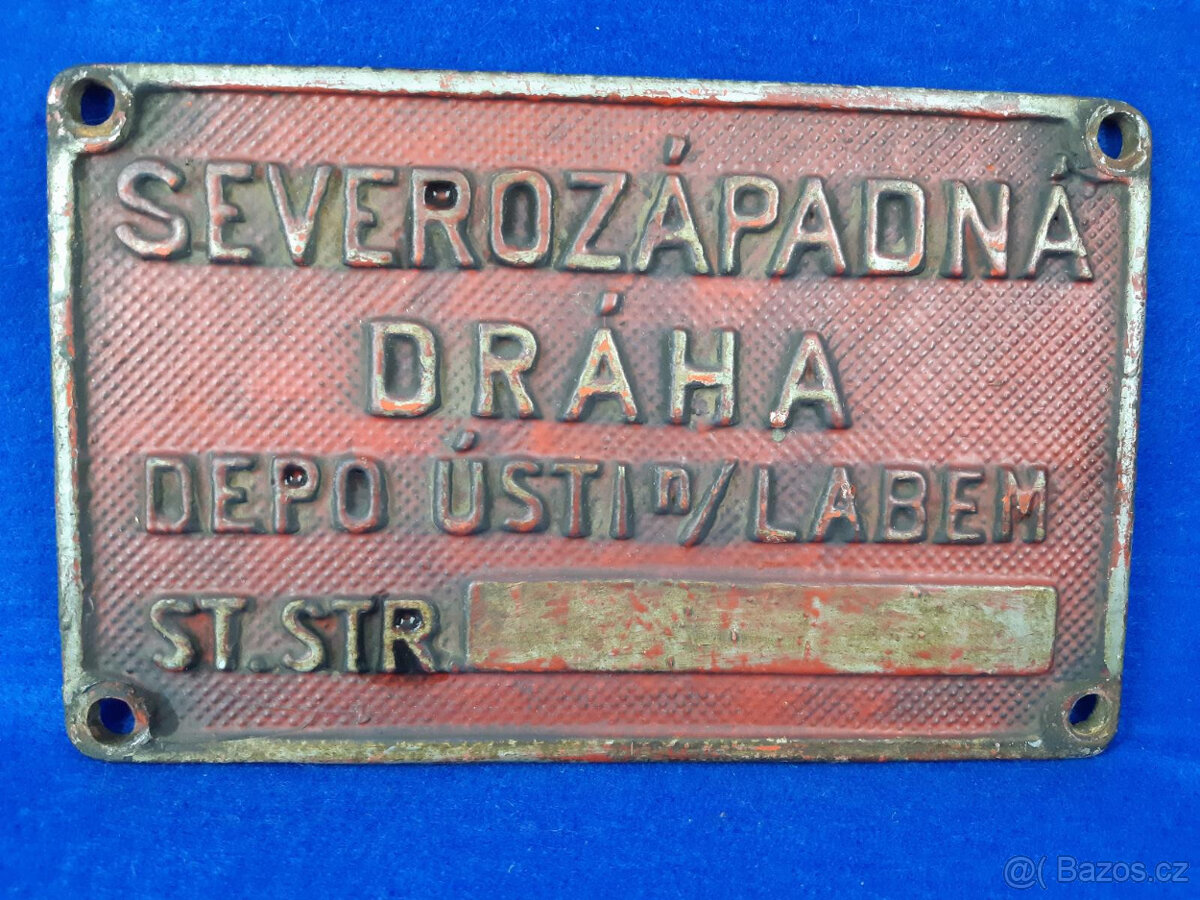 Lité štítky z lokomotivy - domovenky - 2