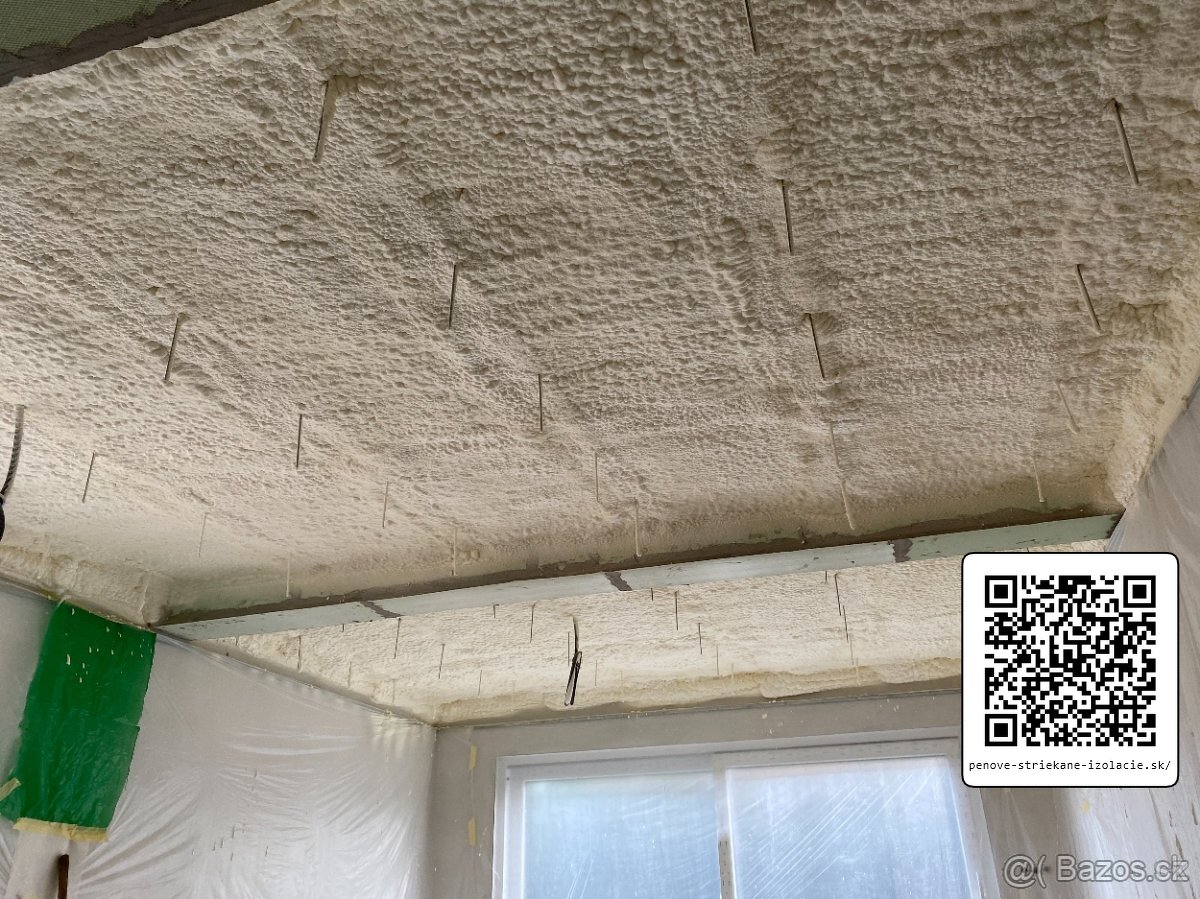 Pěnová foukaná izolace Supafil a Purking & Anhydritový potěr - 2