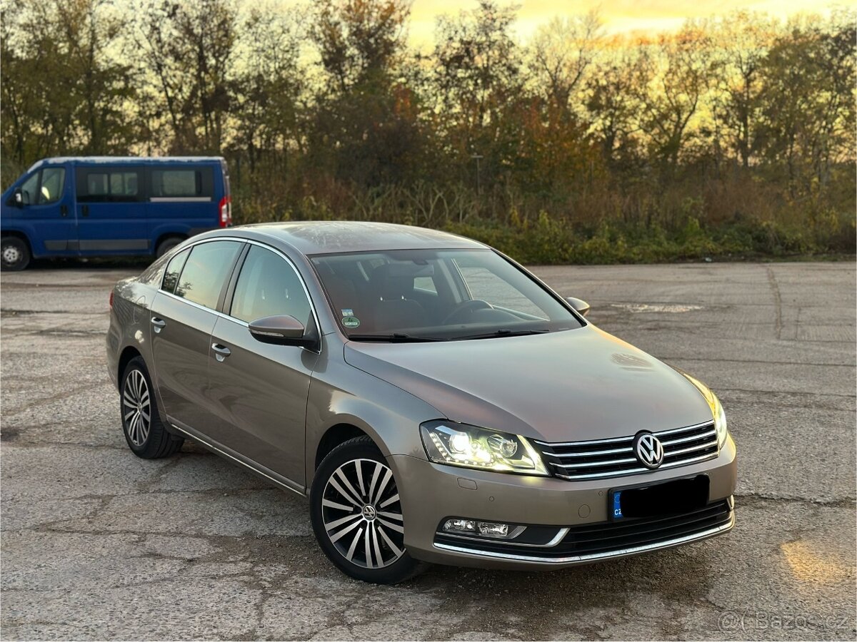 VW Passat B7 2.0 TDI 103 kw Sedan manuál 2 majitel - 2