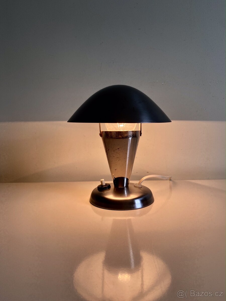 Starožitná stolní lampa - hříbek, Kovona typ N 11 - 2