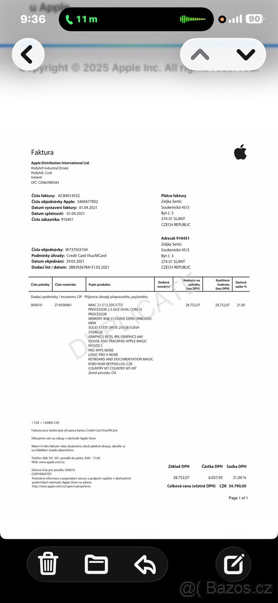 APPLE iMac 21,5” - 2