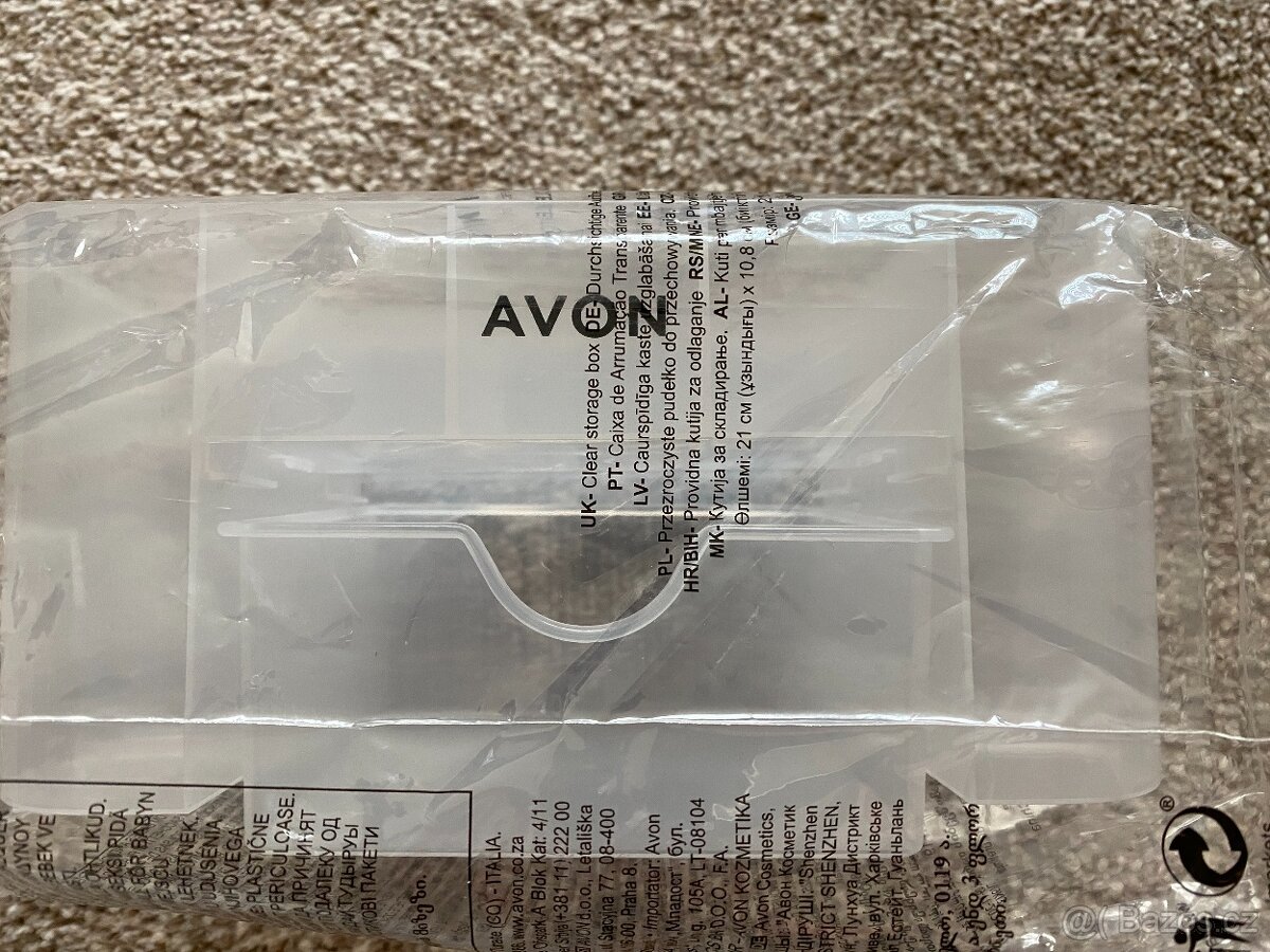 Nový dámský plastový box Avon na šmínky, kosmetiku - 2