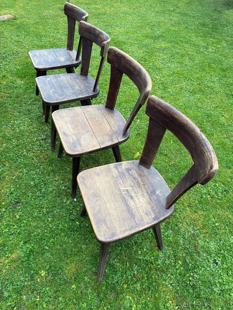 Židle z masivu 4x - 2