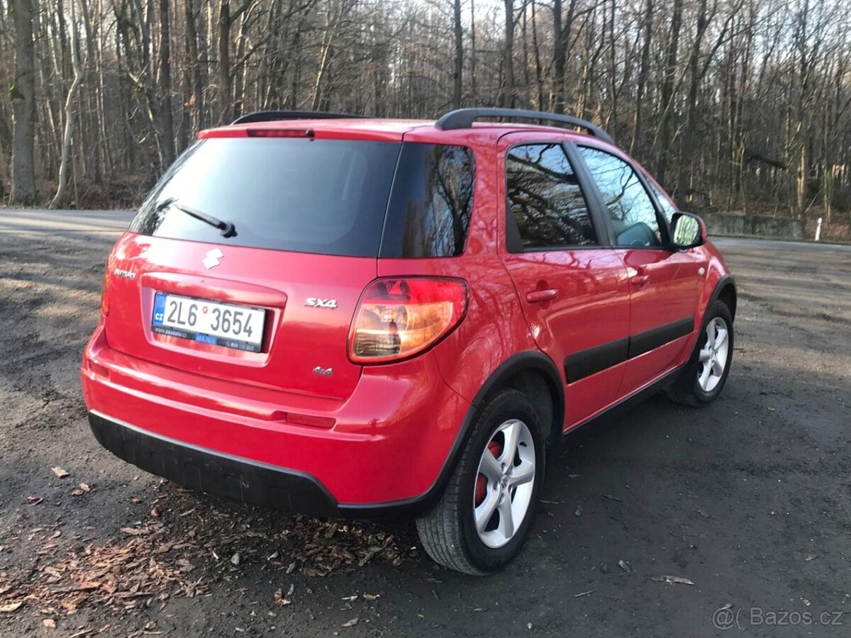 SUZUKI SX4 1.6i 79kW 4x4 2007, Alu, Klima, Tažné, Nová STK - 2