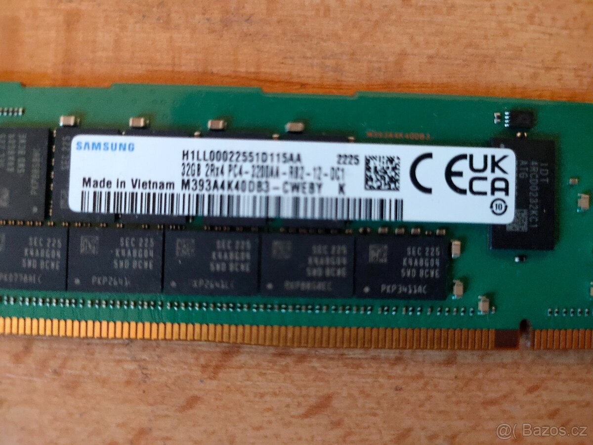 1x32GB RAM DDR4 ECC - 2