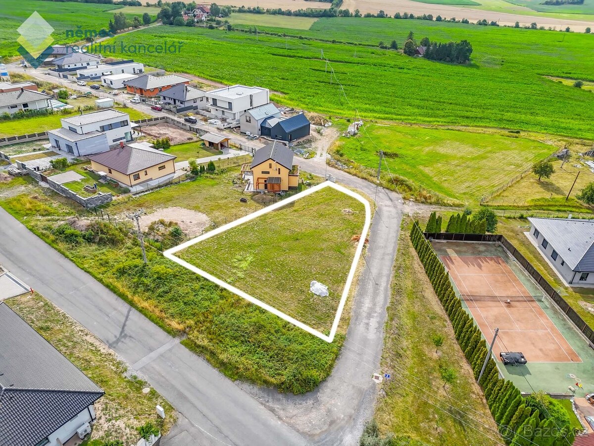 Prodej, stavební parcela, 913 m², Rosovice - Holšiny, okr. D - 2