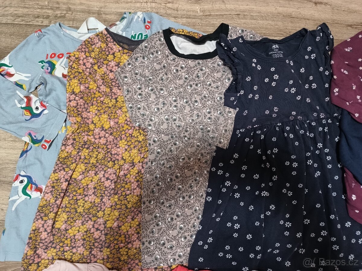 Set dívčího oblečení vel. 98 H&M, C&A, Lindex... - 2