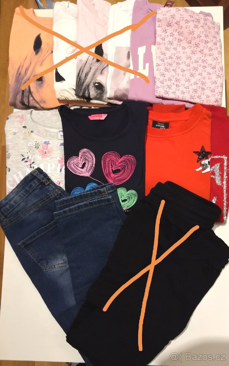 Dívčí oblečení vel. 146 - 152 - 2