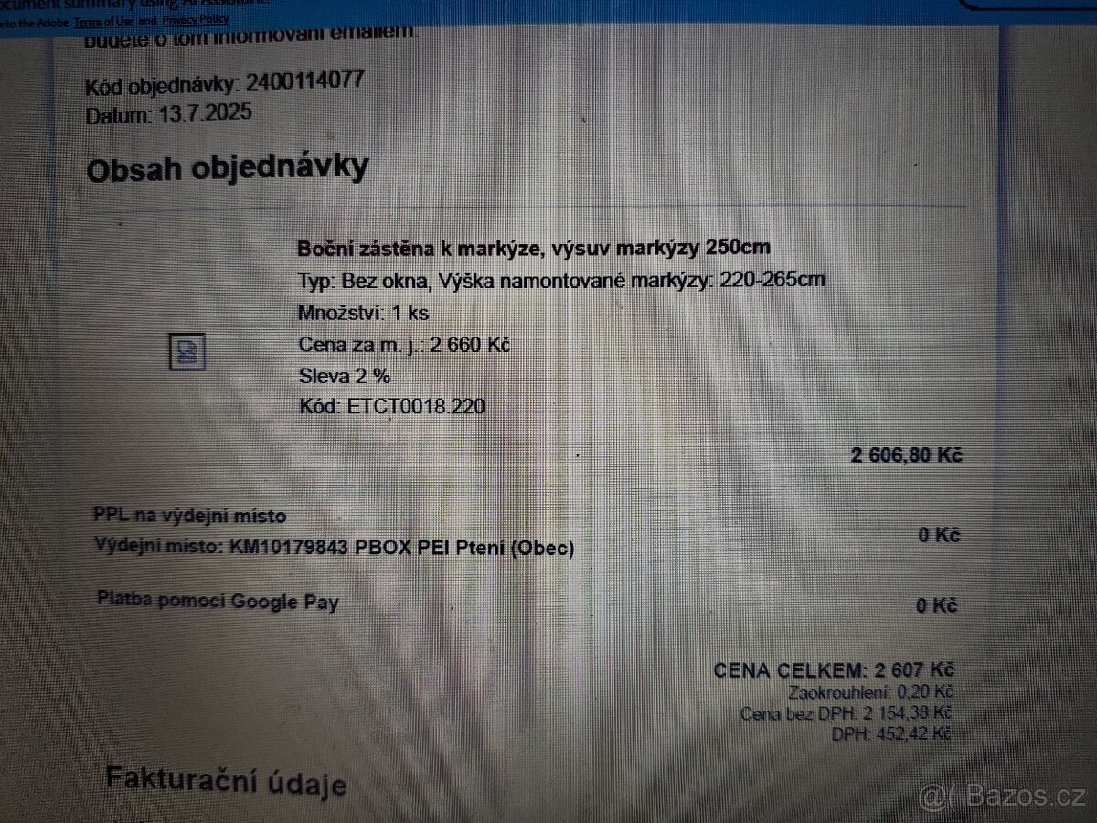 Bocni zastena ke karavanu - 2