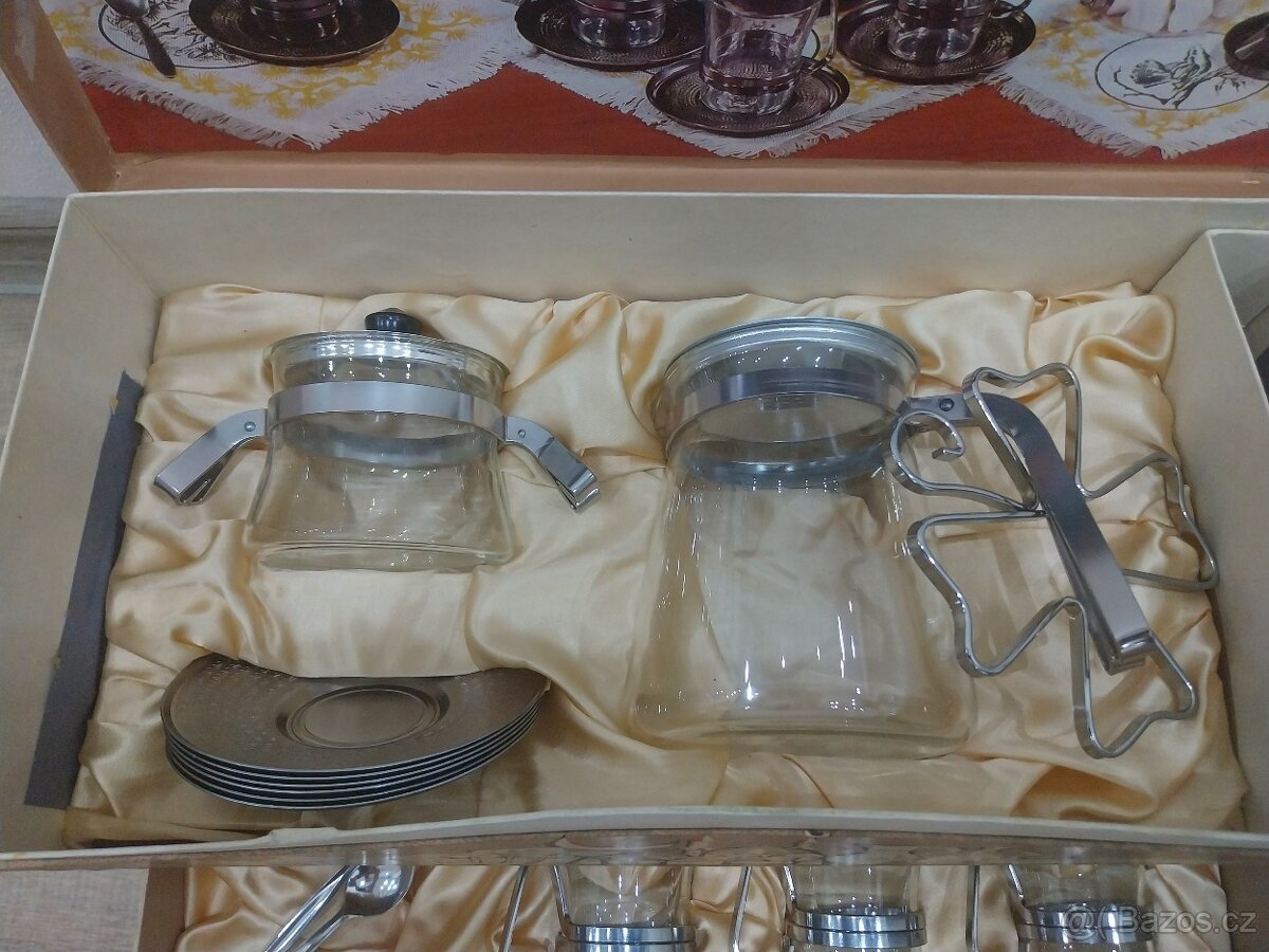 Retro cestovní čajová sada - 2