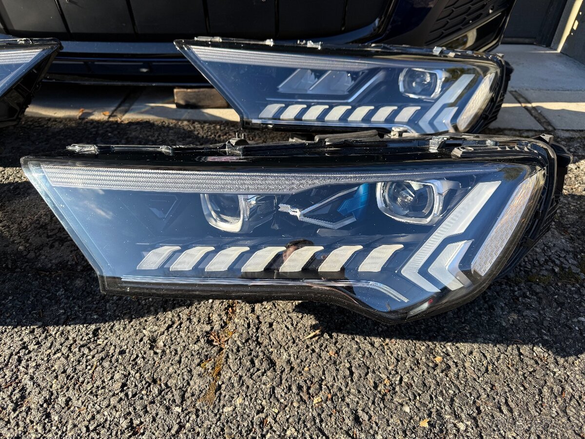 Audi Q7 4M facelift S-line naraznik laser full led svetlo - 2