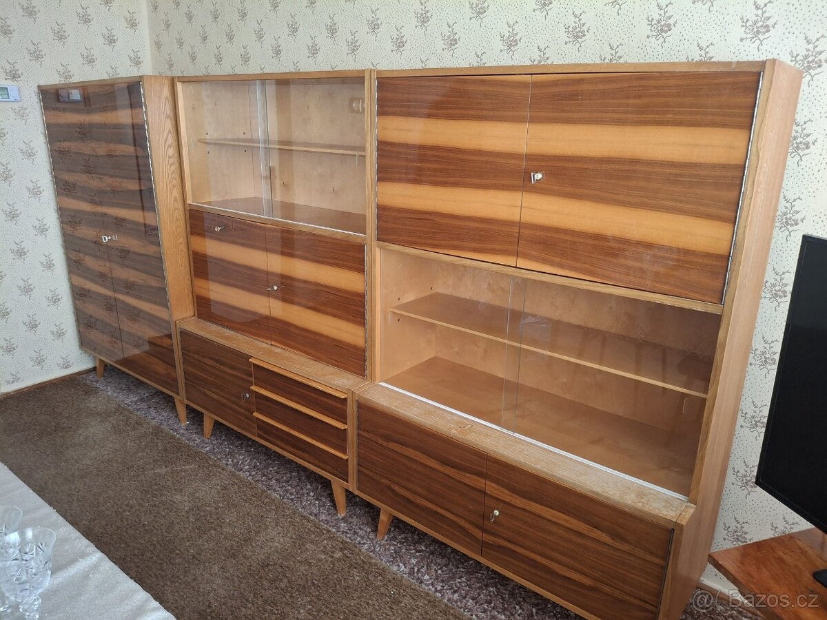 retro obývací stěna - 2
