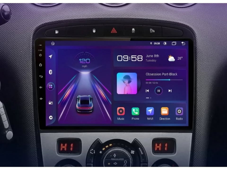 Android autorádio s navi pro PEUGEOT 308 (2012-2020) - 2