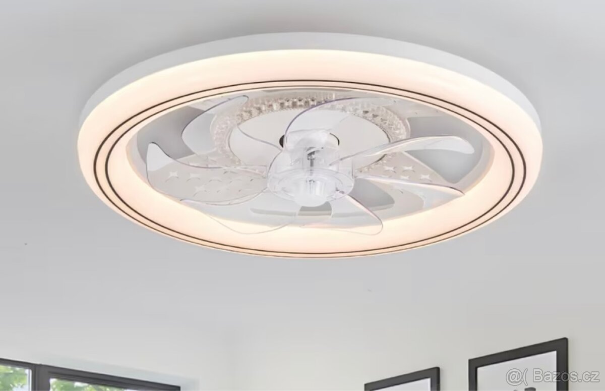 Stropní ventilátor s RGB světlem - 2