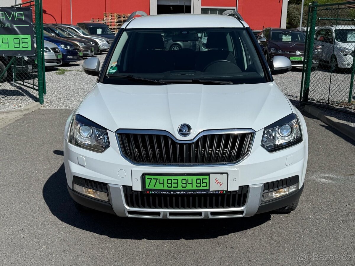► ŠKODA YETI 2,0 TDI 4x4 - 103 kW, PARK. SENZORY, TAŽNÉ ◄ - 2