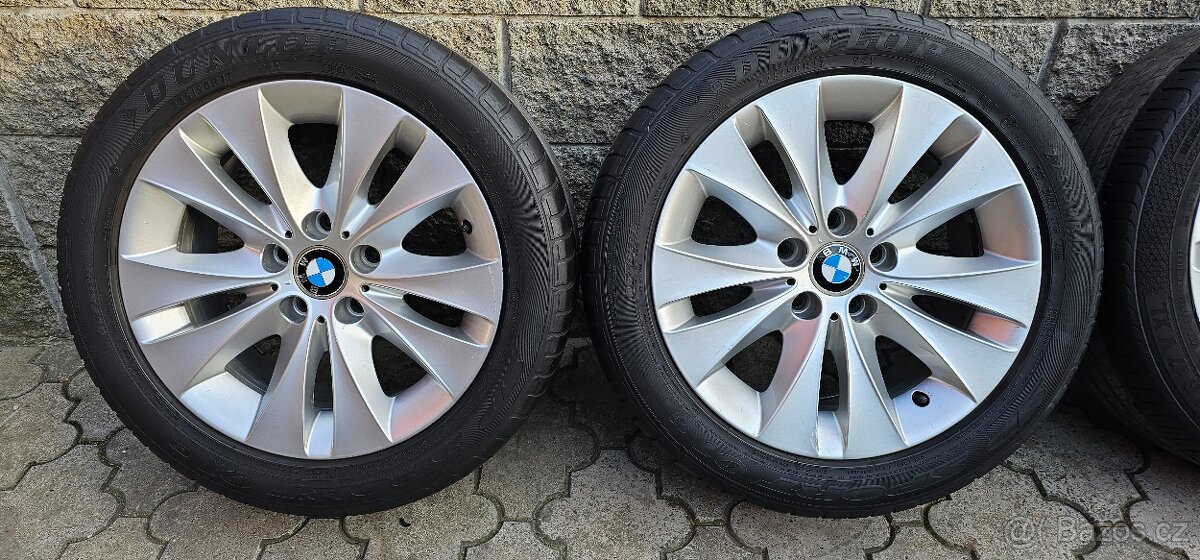 Originál alu BMW 5 E60 5x120 225/50 R17 letní