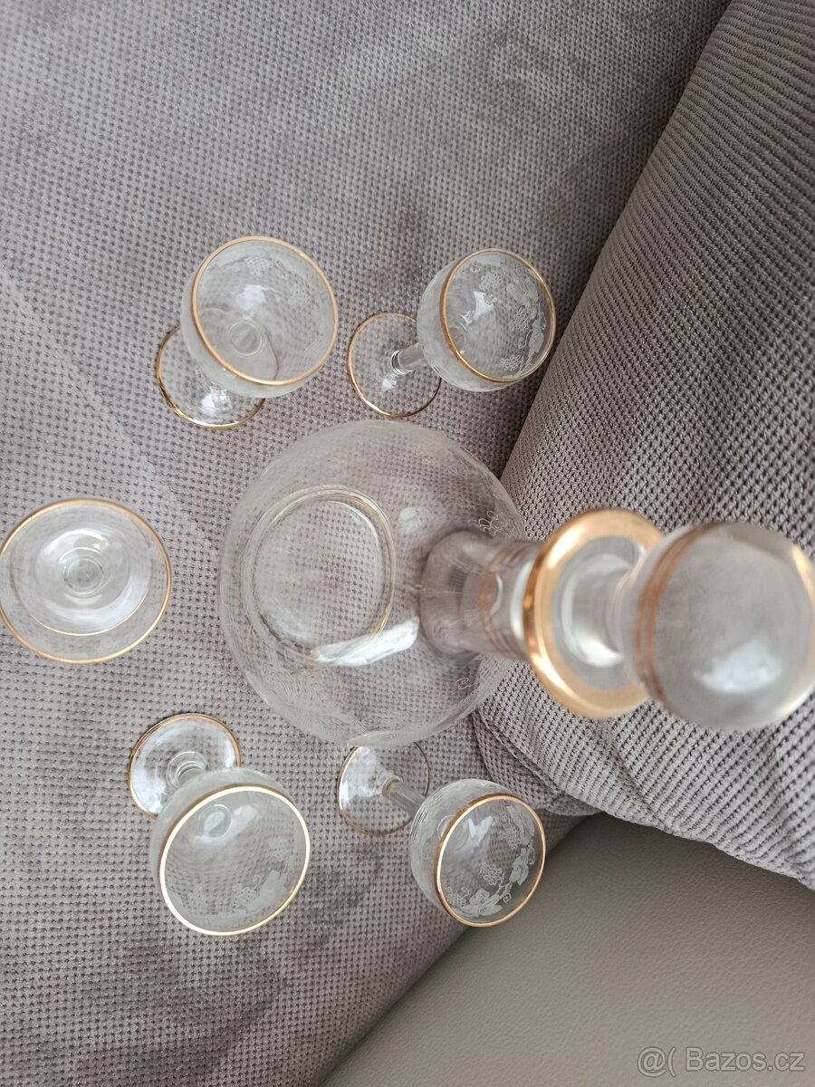 Karafa a 5 sklenic - 2