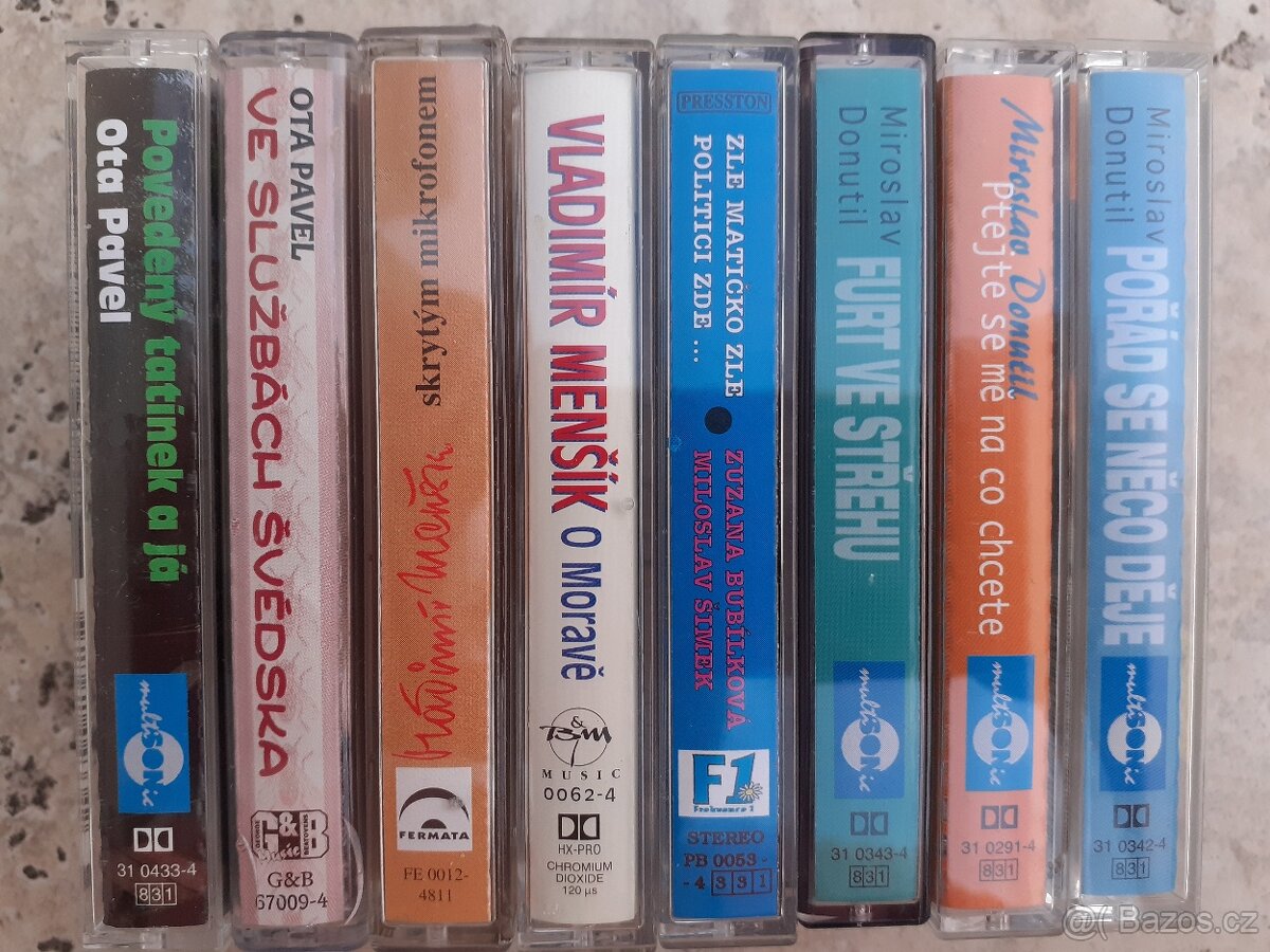 Různé MC magnetofonové kazety - 2