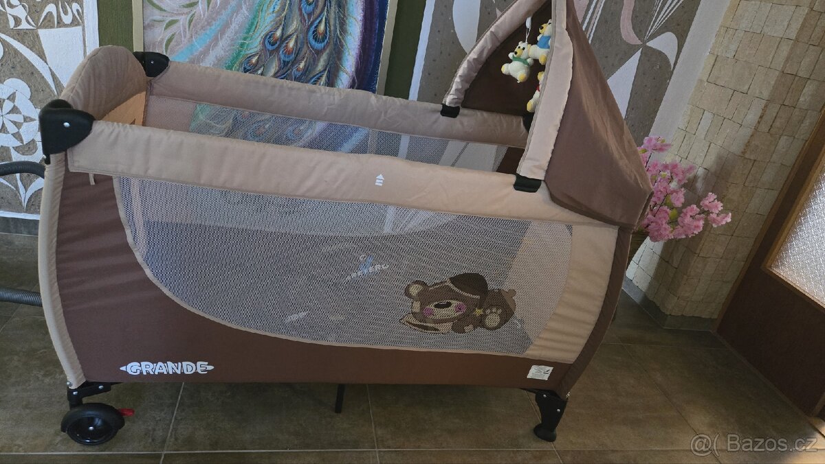 Cestovní dětská postýlka Caretero Grande - 2