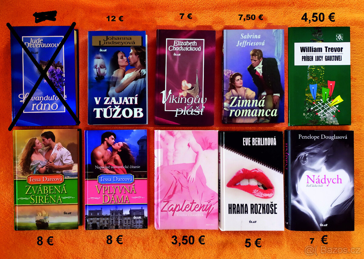 Romány, beletria, romantické, historické, detské knihy - 2