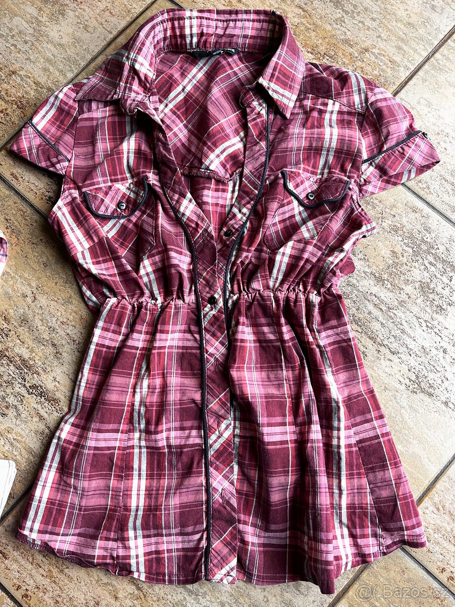 3x letní halenka košile vel. 34-36, 158/164 - 2