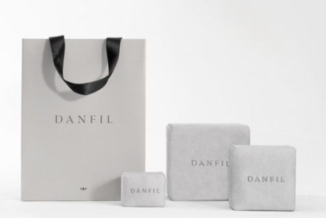 Zlaté dámské náušnice DF 1628, briliantové, žluté zlato - no - 2