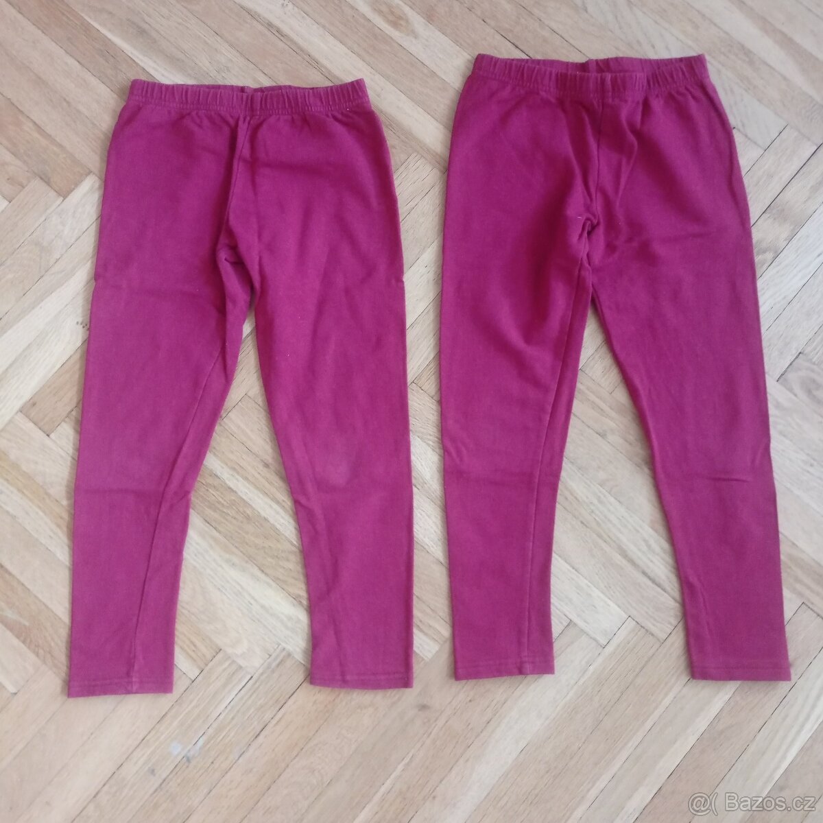 4x zateplené legíny 122/128 (dvojčata) - 2