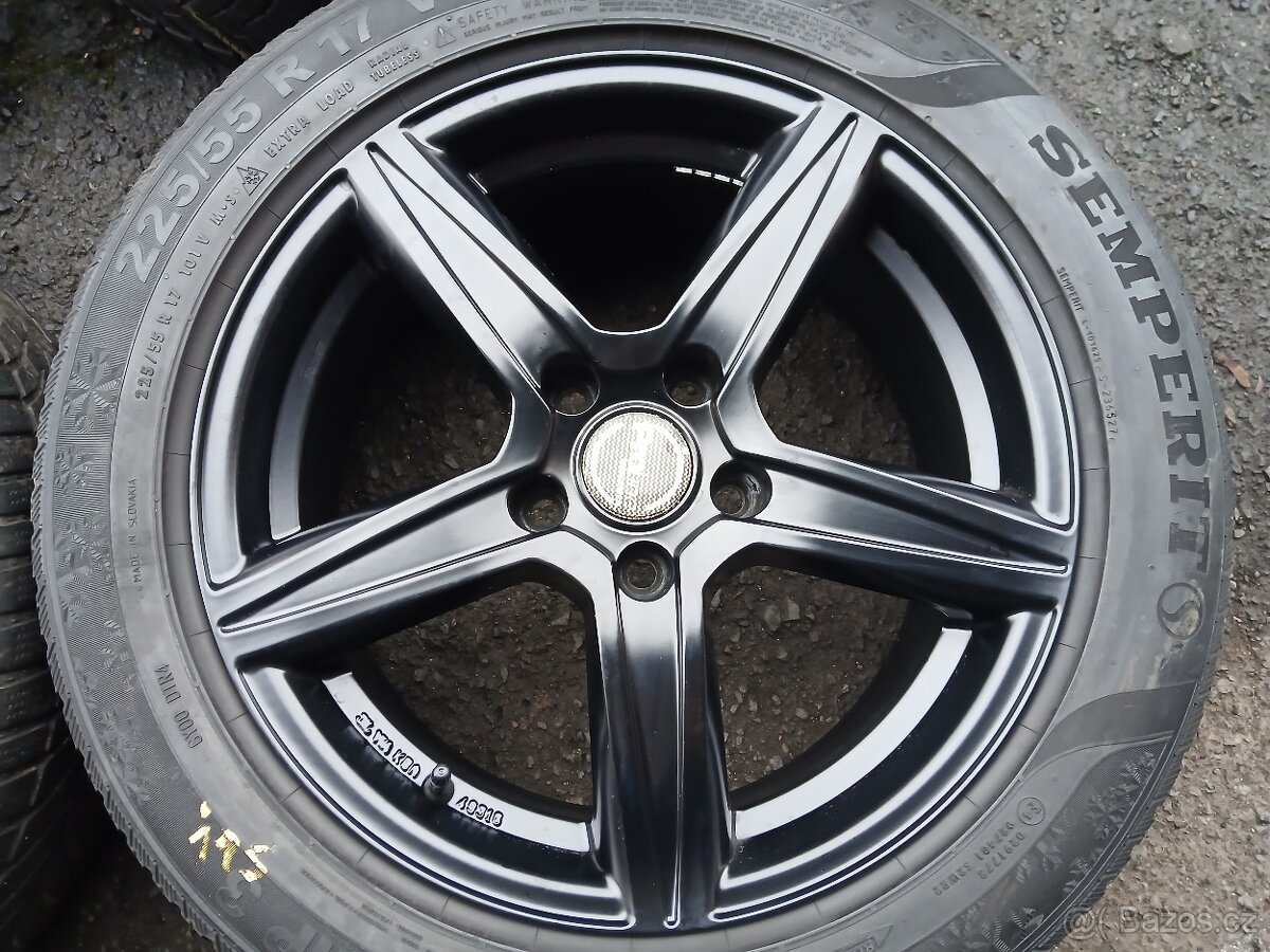 Prodám sadu ALU kol Proline 225/55R17 zimní - 2