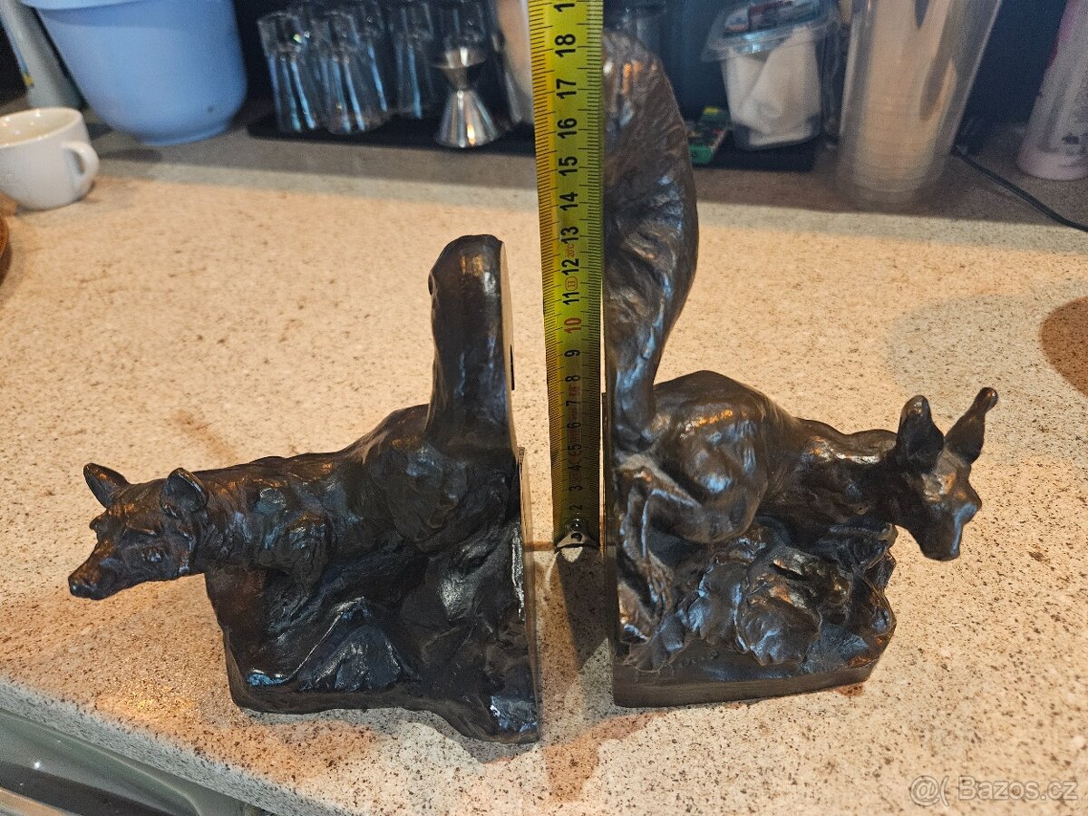 Bronzové zaražky na knihy - 2