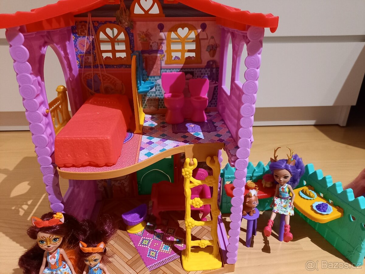 Domeček Enchantimals, kuchyně, panenky - 2