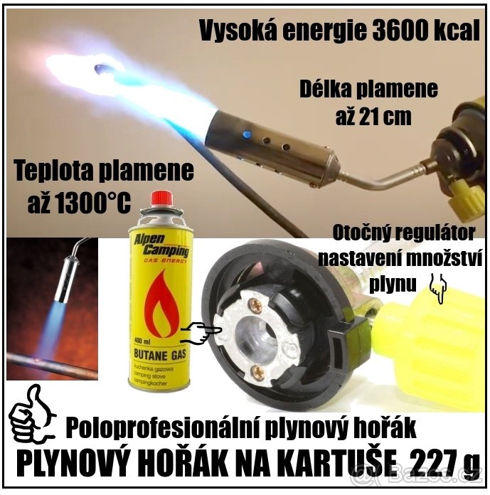 Plynový hořák - 2