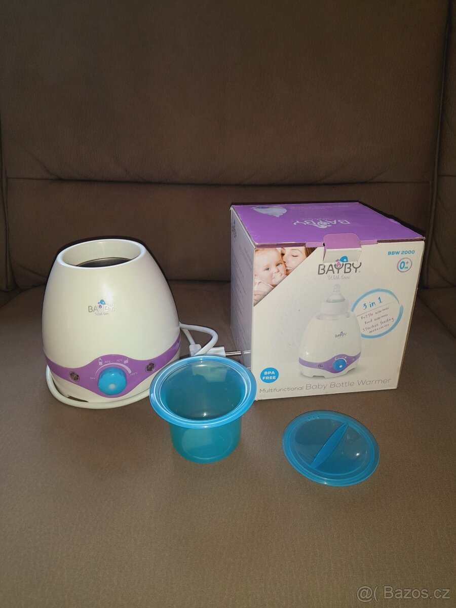 Ohřívač kojeneckých láhví - multifunkční 3 v 1 - 2